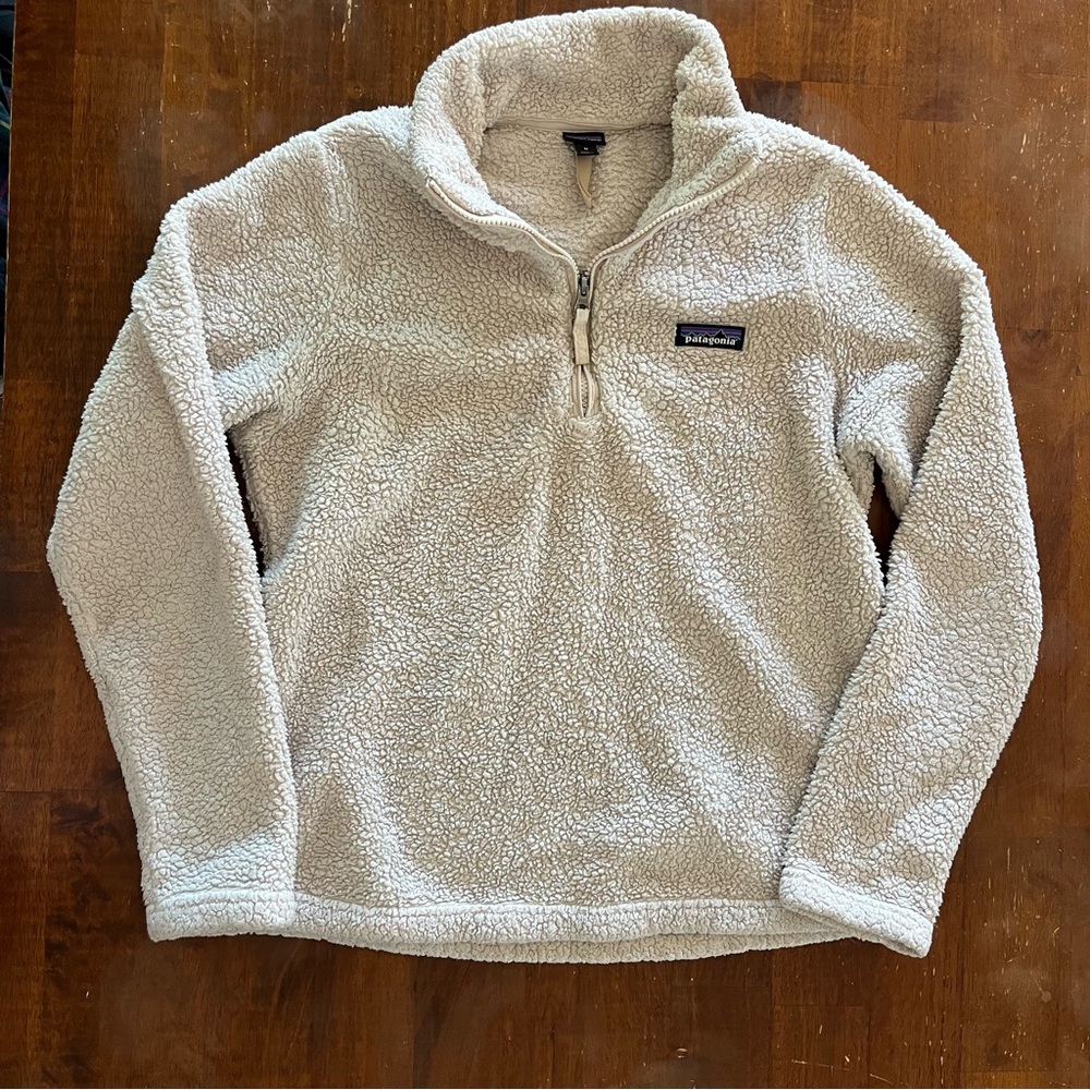 Patagonia half zip Cream Fleece Sherpa Pullover